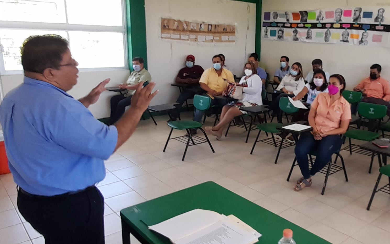 Se reúne Secretario con base trabajadora del plantel 19.  - Imagen 1